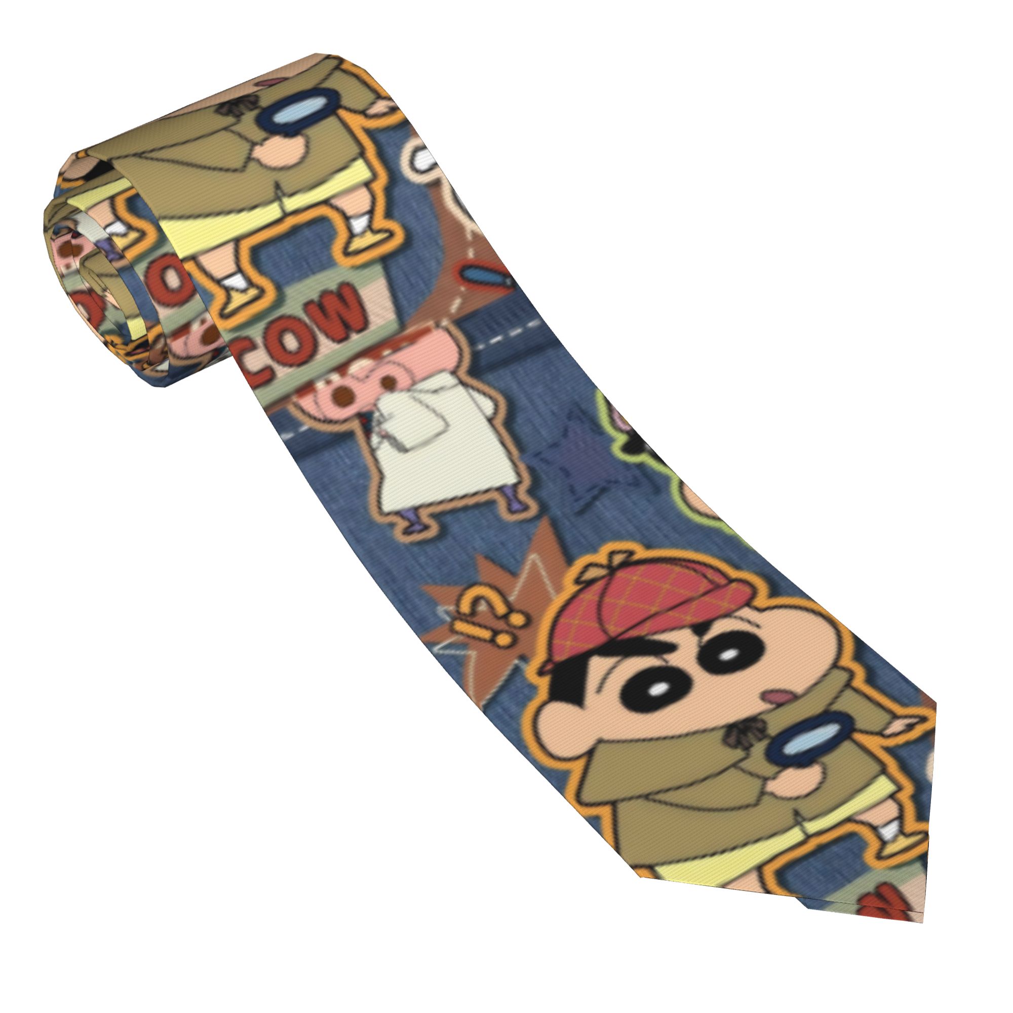 Women'S Accessories In The 90S - Detective Shinchans 90s Cartoon Neckties Men
