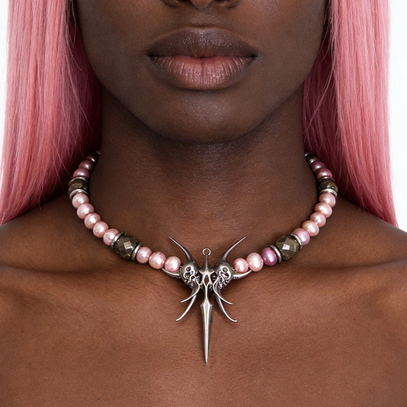 Women'S Accessories In The 90S - Y2K Jewelry Skull Cross Pendant Necklace