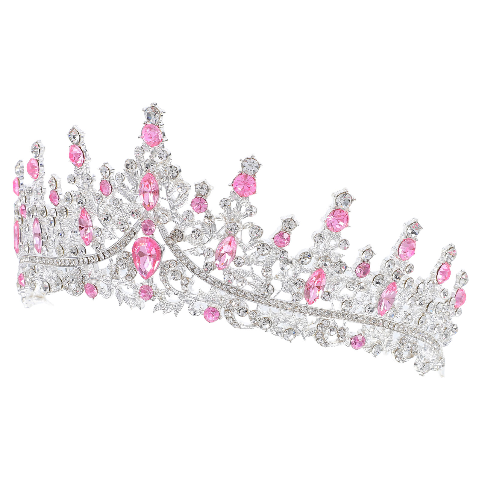 Queen Accessories - Rhinestone Crown Hair Accessory Birthday Wedding