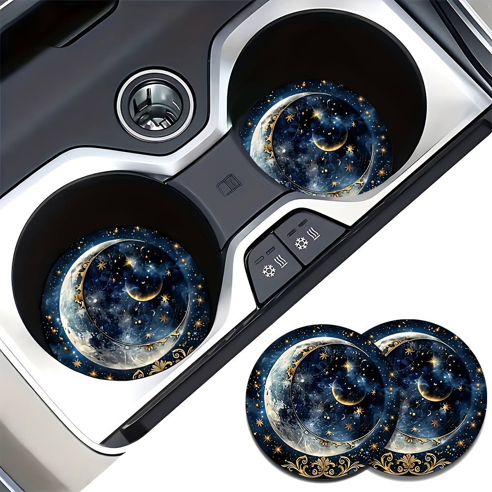 2pcs Starry Night Moon Car Cup - огляд і ціна Women Accessories Box