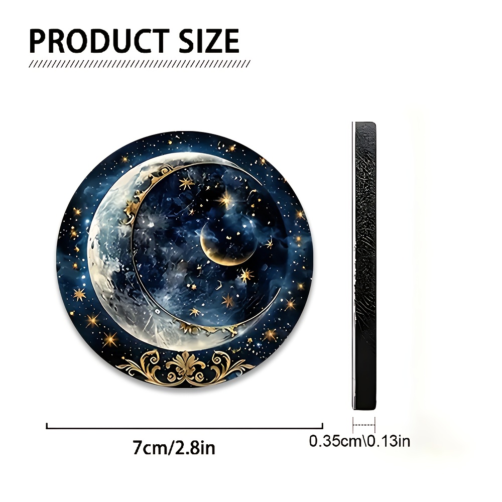 2pcs Starry Night Moon Car Cup - огляд і ціна Women Accessories Box