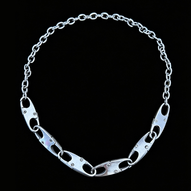 Punk Jewelry Buckle Chain Neck - огляд і ціна Women'S Accessories In The 90S