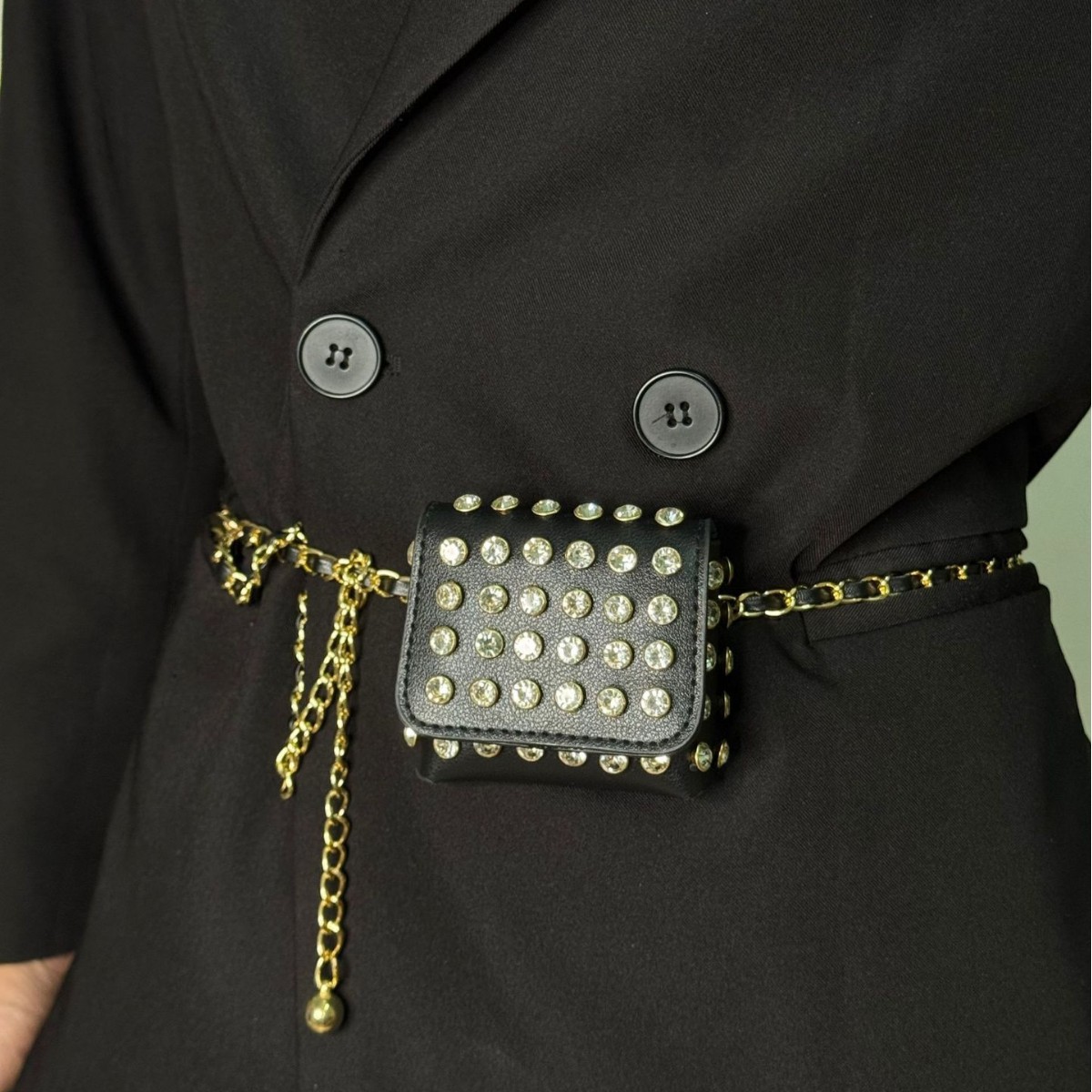 Fashion Rivet Mini Waistpack S - огляд і ціна Women'S Jeans Accessories Chain