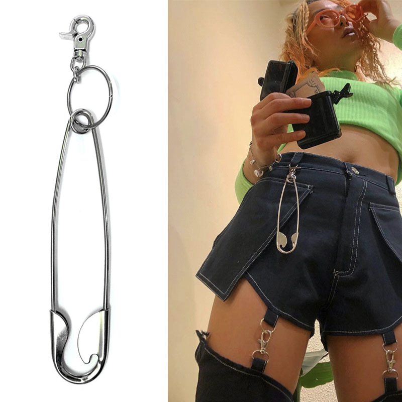 Punk Big Stainless Steel Safet - огляд і ціна Women'S Jeans Accessories Chain