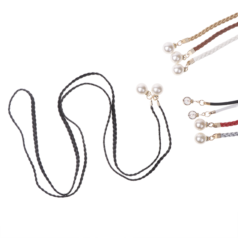 Retro PU Braided Pearl Belt Wa - огляд і ціна Women'S Jeans Accessories Chain