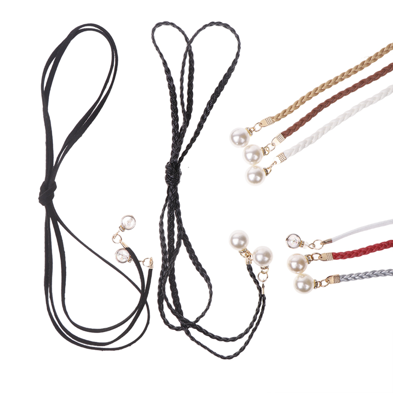 Retro PU Braided Pearl Belt Wa - огляд і ціна Women'S Jeans Accessories Chain