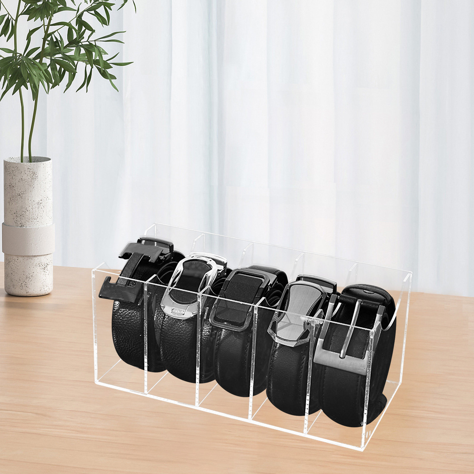 5-Compartment Transparent Belt - огляд і ціна Women Accessories Box