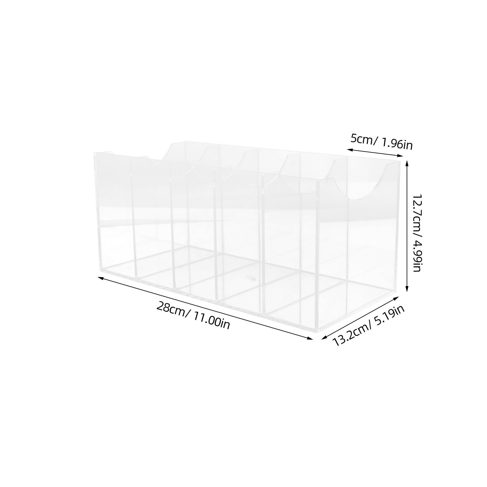 5-Compartment Transparent Belt - огляд і ціна Women Accessories Box