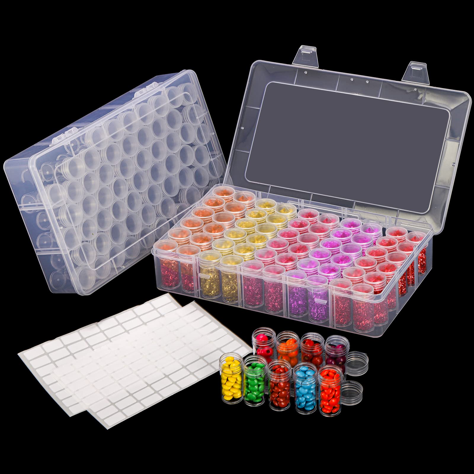 1pc 24/30//38/60 Slots Plastic - огляд і ціна Women Accessories Box