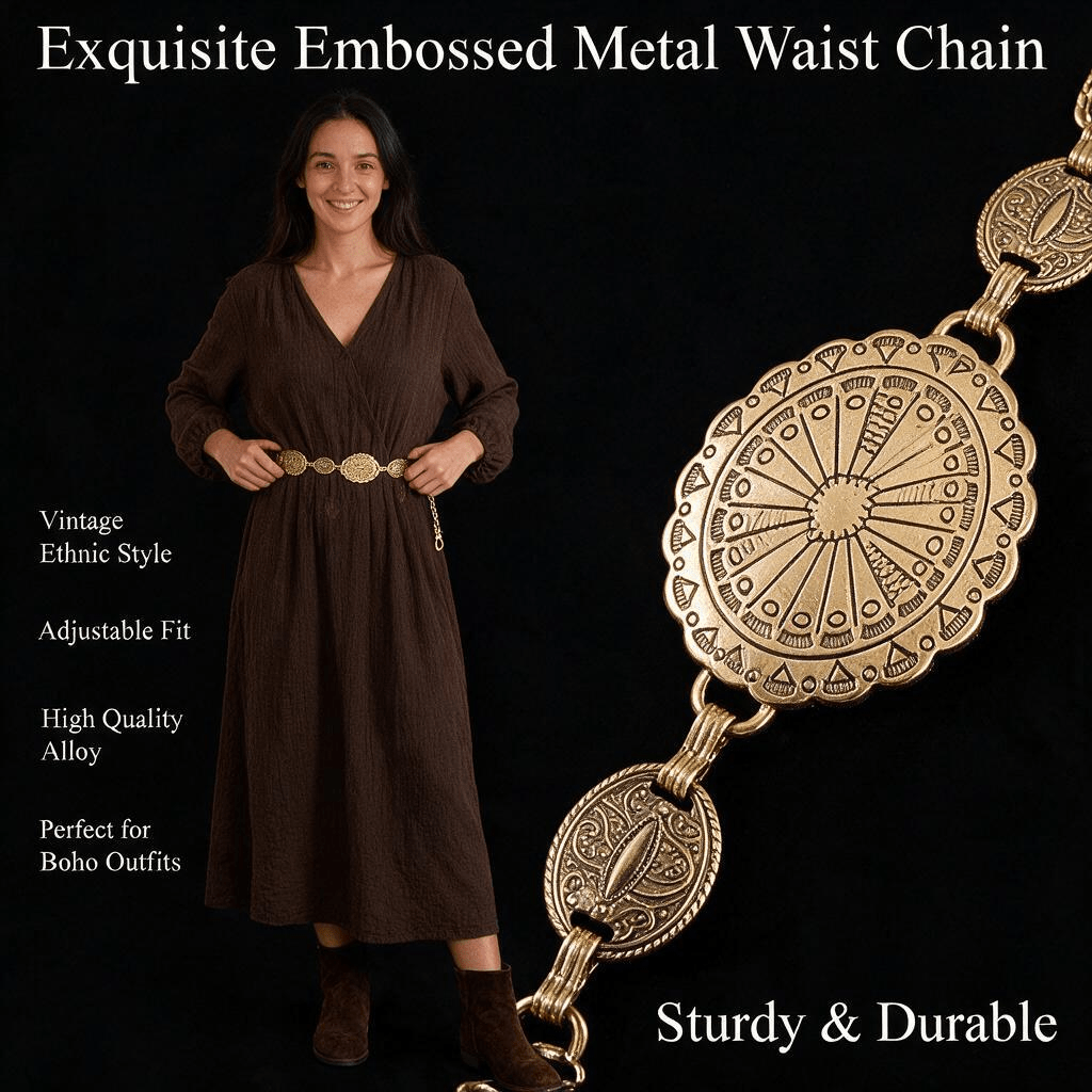 Women Western Metal Concho Cha - огляд і ціна Women'S Jeans Accessories Chain
