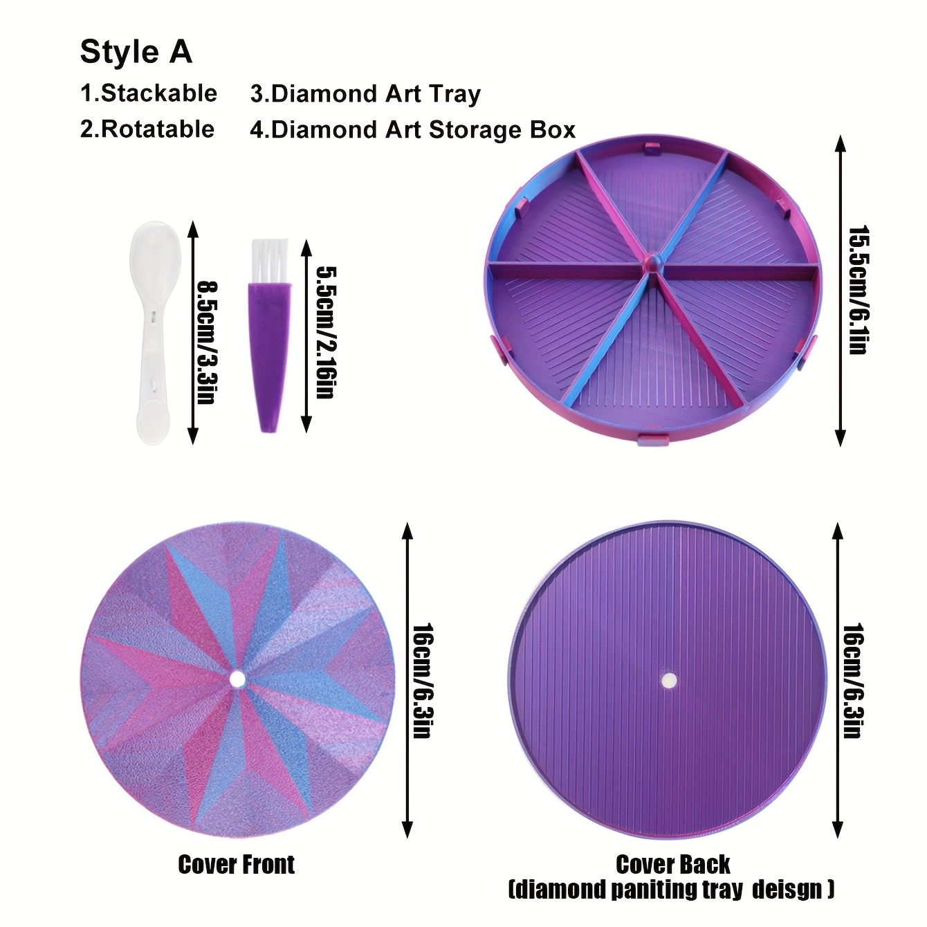 Diamond Painting Tray Storage  - огляд і ціна Women Accessories Box