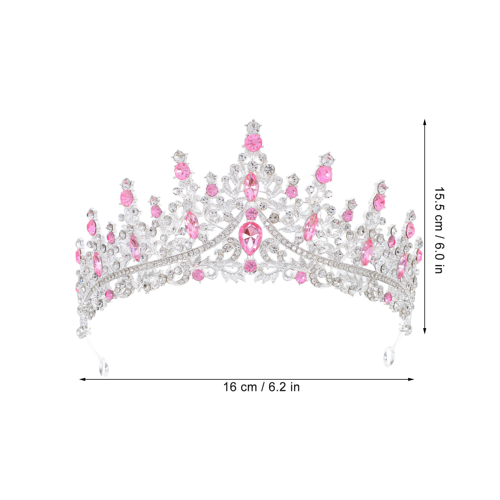 Rhinestone Crown Hair Accessor - огляд і ціна Queen Accessories
