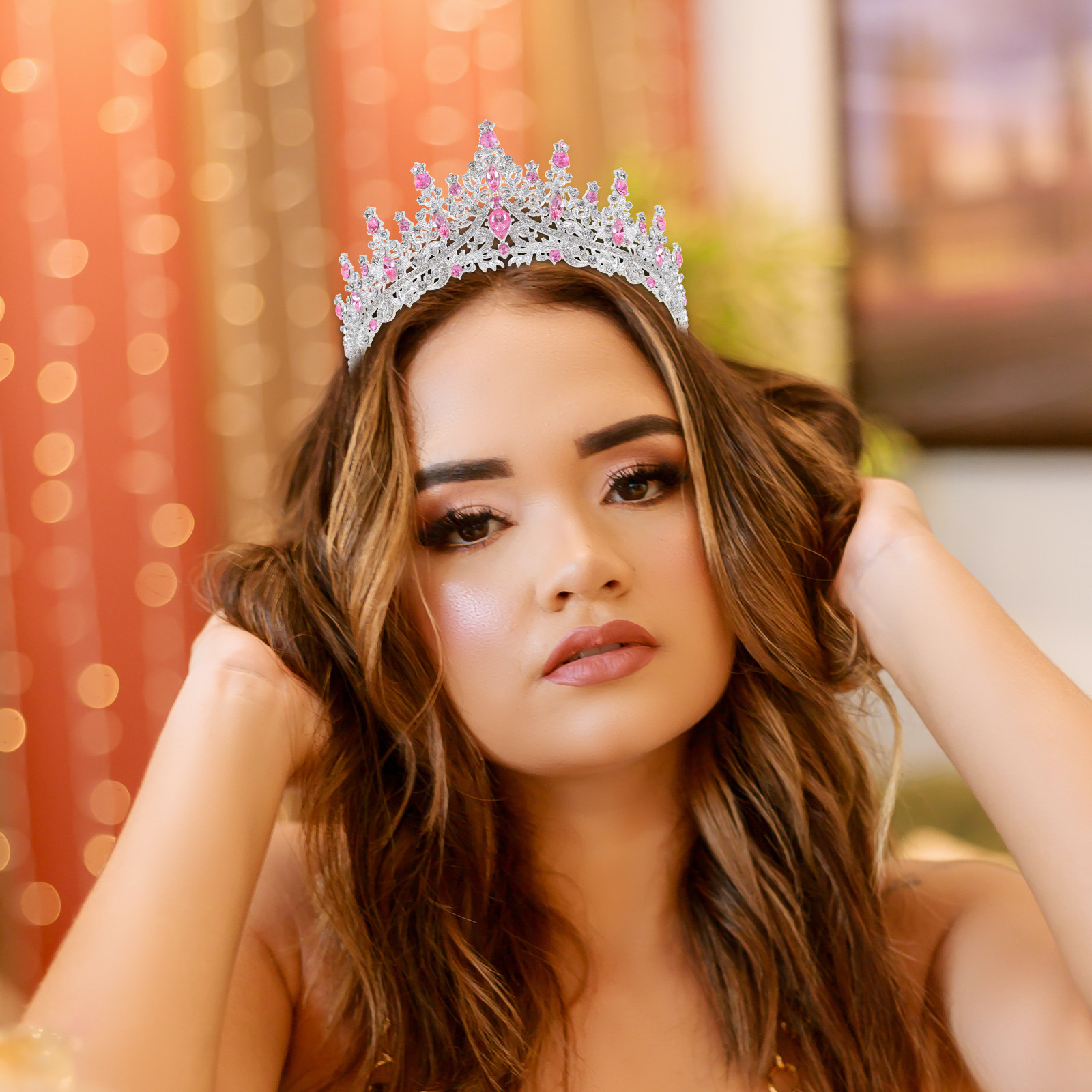 Rhinestone Crown Hair Accessor - огляд і ціна Queen Accessories