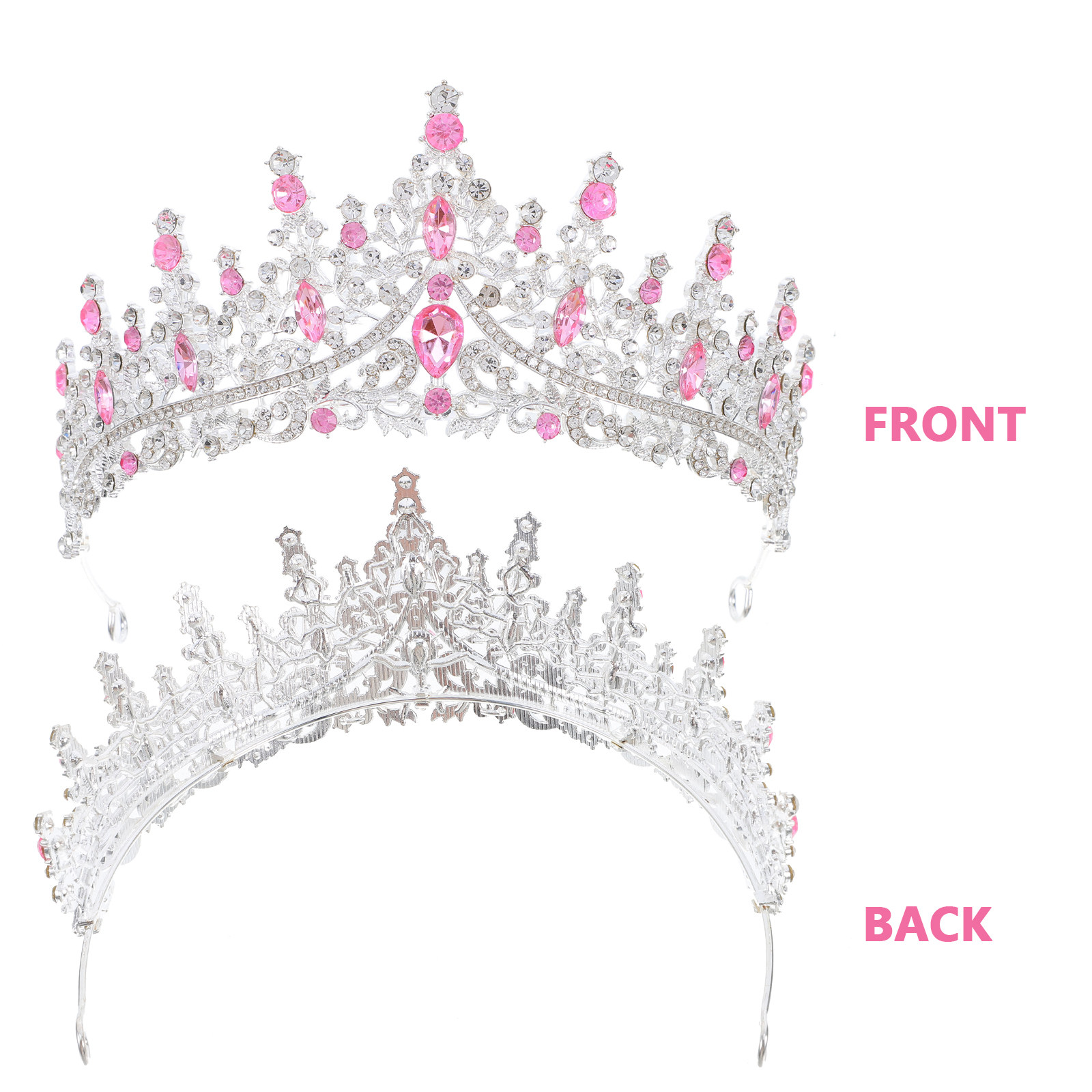 Rhinestone Crown Hair Accessor - огляд і ціна Queen Accessories