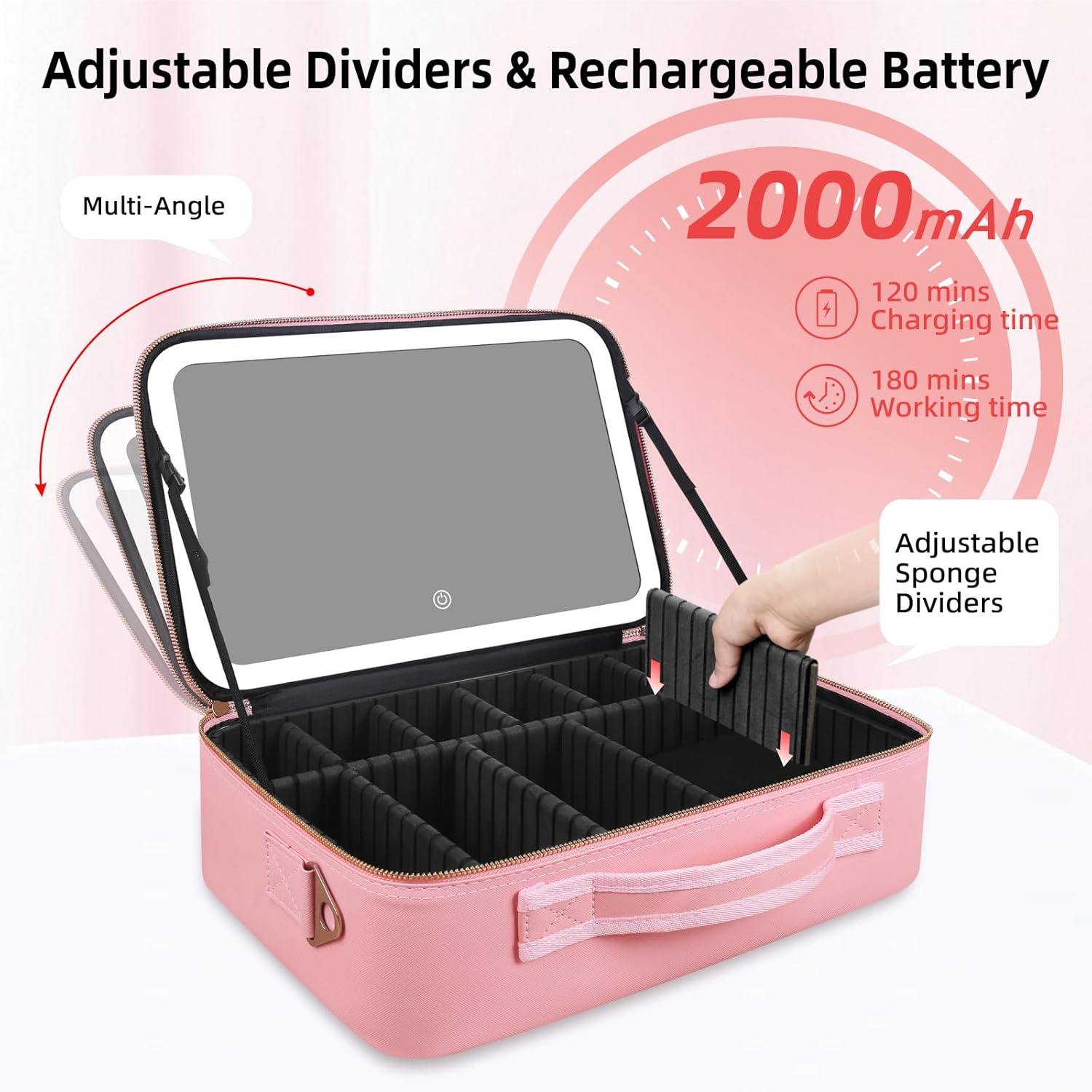 Large Capacity Makeup Bag 15'' - огляд і ціна Women Accessories Box